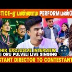 #saregamapa Exclusive: வீட்டுல நான் Contestant-னு நம்பவே இல்ல❤️ – Singer Karthikeyan Interview
