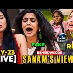 Unlimited Sound-ஆ🔥Risky Sachana-வா😡இது Action Bigg Boss🤙Sanam Shetty Review on Day 23 | BB 08