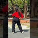 Practicing the Macarena hook step from the Moonwalk movie song Your turn to try Macarena hook step